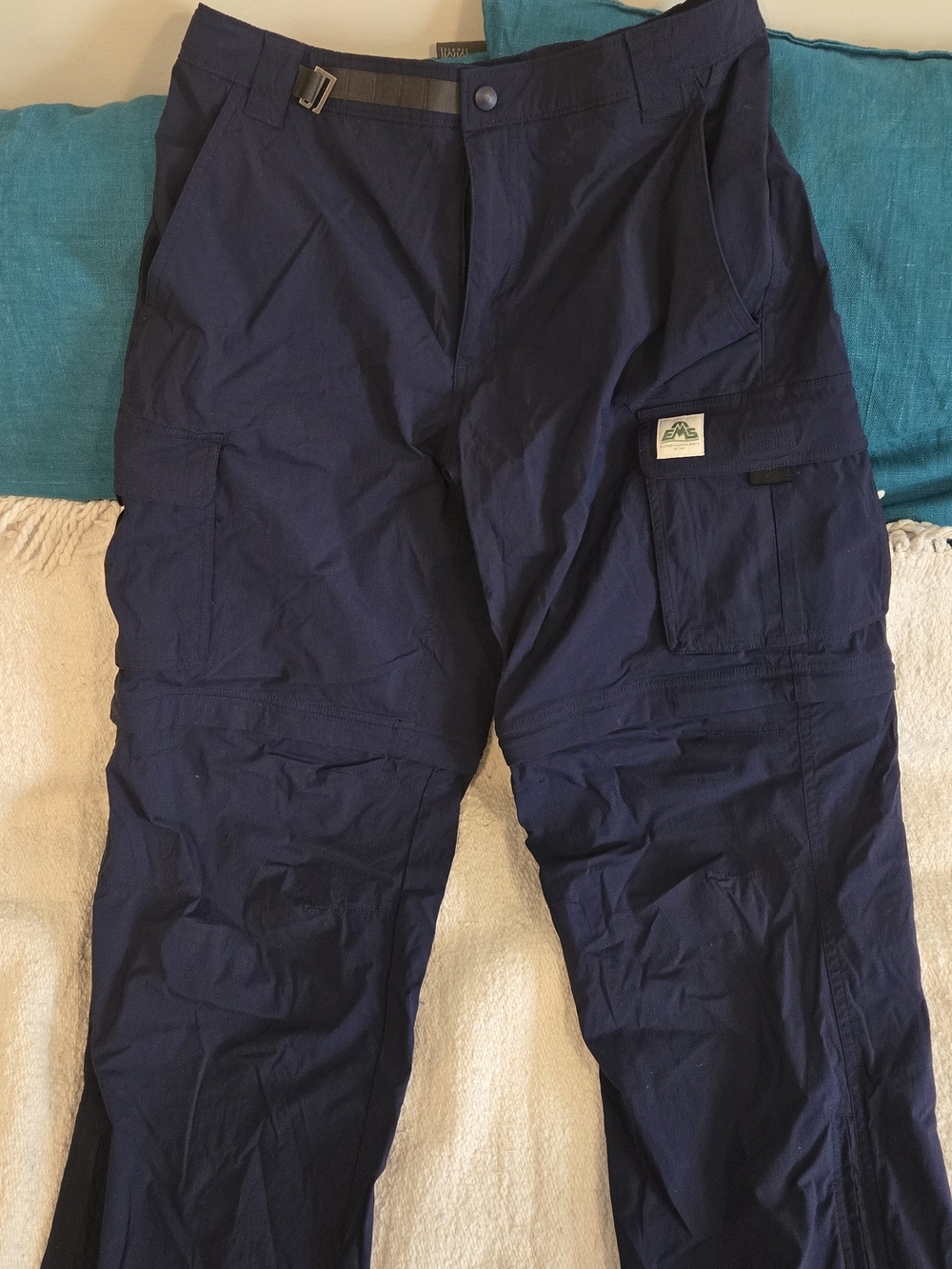 Eastern Mountain Sports Men's Navy Cargo Pants